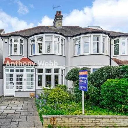 Buy this 3 bed duplex on Woodland Way in Winchmore Hill, London