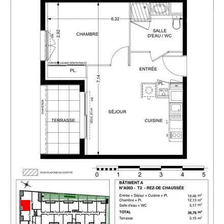 Rent this 2 bed apartment on Loumette in 31830 Plaisance-du-Touch, France