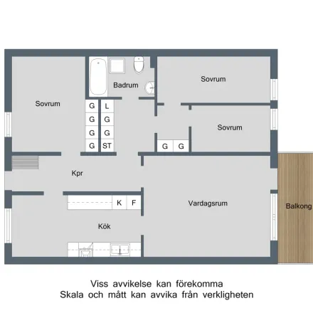 Image 2 - Risings väg 23B, 612 35 Finspång, Sweden - Apartment for rent