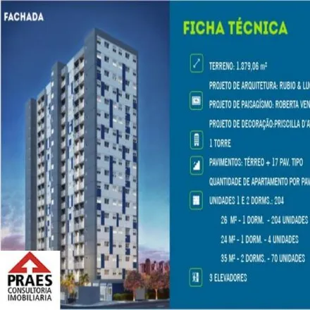 Buy this 1 bed apartment on Avenida Auro Soares de Moura Andrade in Barra Funda, São Paulo - SP