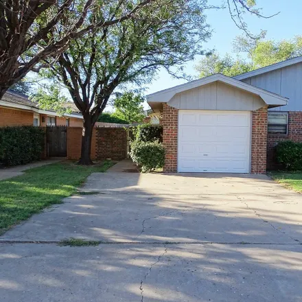 Rent this 2 bed duplex on 6109 38th Street in Lubbock, TX 79407