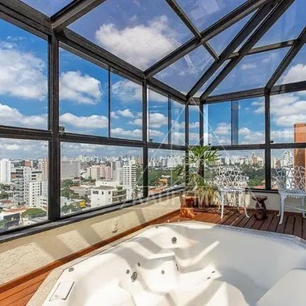 Buy this 4 bed apartment on Rua Inhambú 710 in Indianópolis, São Paulo - SP