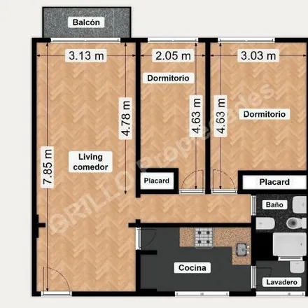 Rent this 2 bed apartment on Avenida Díaz Vélez 4274 in Almagro, C1183 AEC Buenos Aires