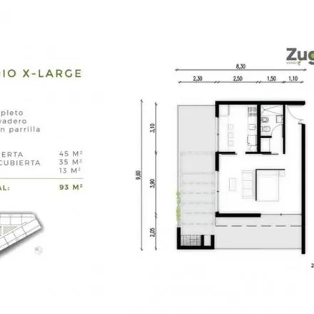 Buy this studio apartment on José Verdi in La Lonja, B1631 BUI Buenos Aires