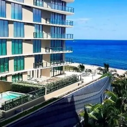 Rent this 1 bed condo on 710 North Ocean Boulevard in Pinehurst Village, Pompano Beach