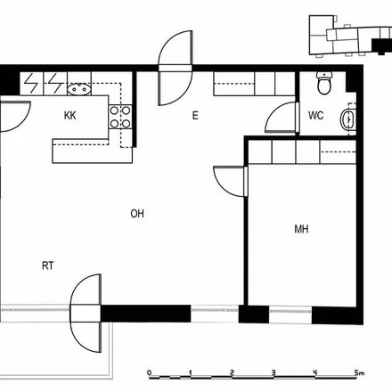 Rent this 3 bed apartment on Kallvikintie 61 in 00980 Helsinki, Finland