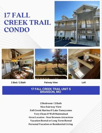 Buy this 2 bed condo on 22 Fall Creek Trail in Branson, MO 65616