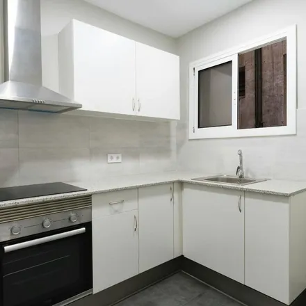 Rent this 1 bed apartment on Carrer de Vallseca in 08001 Barcelona, Spain