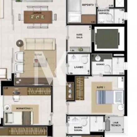 Buy this 3 bed apartment on Rua T-35 in Setor Bueno, Goiânia - GO