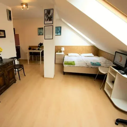 Rent this 1 bed apartment on Heydukova 895/9 in 180 00 Prague, Czechia