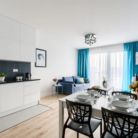 Rent this 1 bed apartment on Konstruktorska 9A in 02-673 Warsaw, Poland