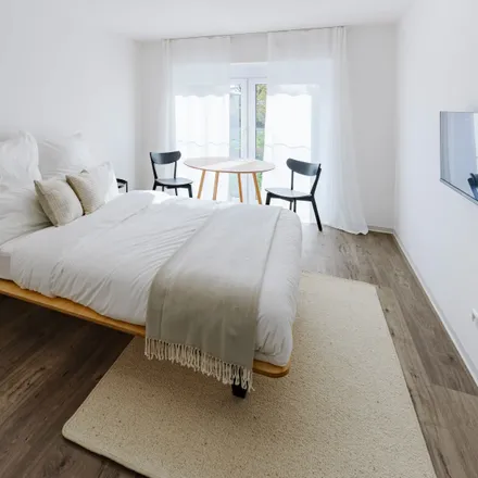 Rent this 1 bed apartment on Panorama Residenz in Ostparkstraße 45, 60385 Frankfurt