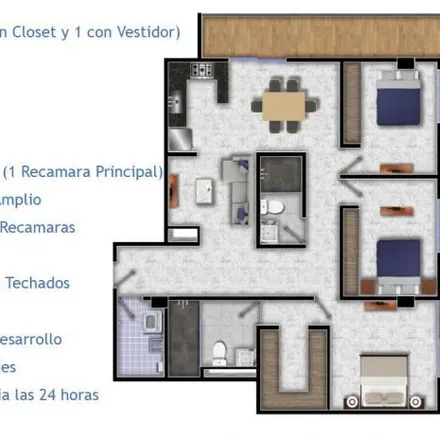 Buy this 3 bed apartment on Privada Jardines De Atizapan in 52945 Atizapán de Zaragoza, MEX