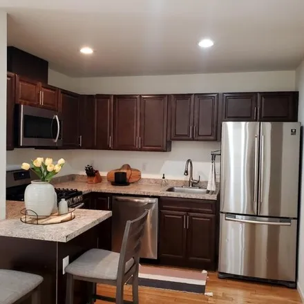 Rent this 3 bed apartment on 208 Woodward Street in Communipaw, Jersey City