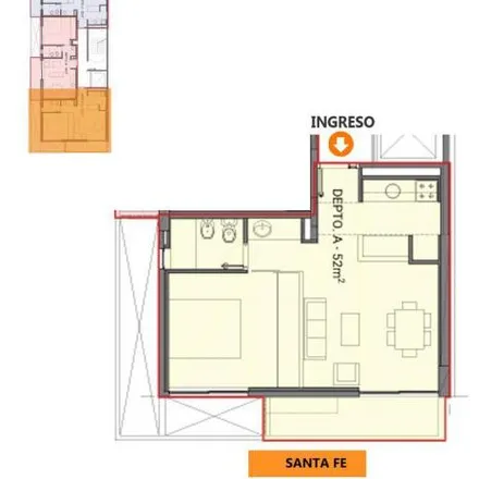 Buy this 1 bed apartment on Bartolomé de las Casas 699 in Luis Agote, Rosario