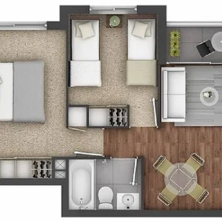Buy this 2 bed apartment on Edificio El Alerce in Titán 4900, 919 0847 Estación Central
