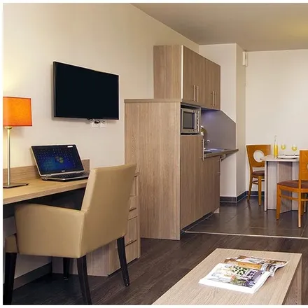 Rent this studio apartment on Clinique SSR Korian Le Grand Parc in 1-3 Rue Aimé Césaire, 78280 Guyancourt