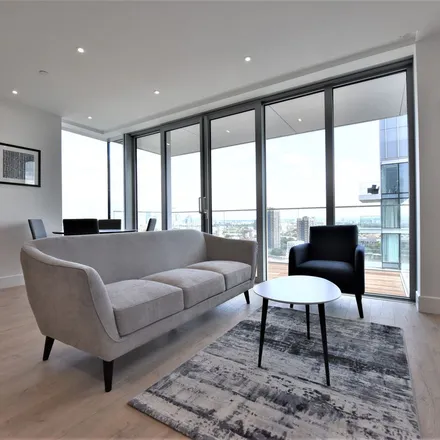 Rent this 1 bed apartment on Satin House in 15 Piazza Walk, London