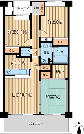 Image 2 - unnamed road, Nogata 3-chome, Nakano, 165-0027, Japan - Apartment for rent