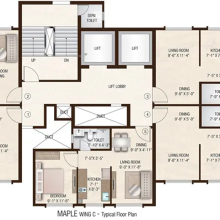 Image 9 - unnamed road, Powai, Mumbai - 400071, Maharashtra, India - Apartment for sale