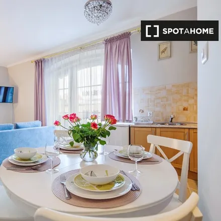 Rent this 1 bed apartment on Bohaterów Monte Cassino 44 in 81-753 Sopot, Poland