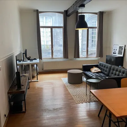 Rent this 1 bed apartment on Rue du Palais 60 in 4000 Liège, Belgium
