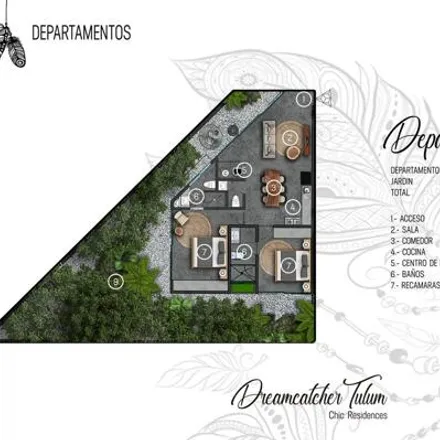 Buy this 2 bed apartment on Dreamcatcher Tulum in Cirio, 77762 Tulum