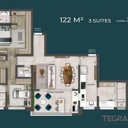 Buy this 3 bed apartment on Tutta Gula in Avenida Nova Independência, Vila Olímpia