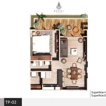 Buy this 1 bed apartment on Mi Rinconcito Colombiano in Carretera Tulum - Boca Paila, 77764 Tulum