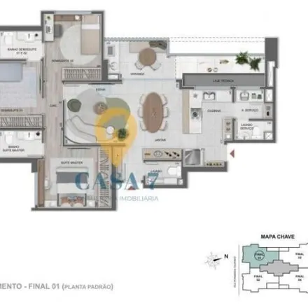 Buy this 3 bed apartment on Rua Sergipe 1399 in Savassi, Belo Horizonte - MG