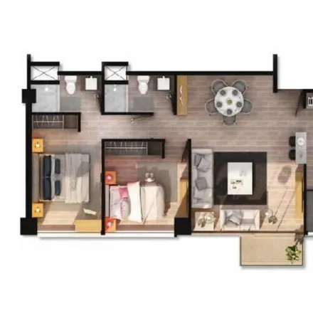 Buy this 2 bed apartment on Calzada de la Virgen in Unidad Habitacional Piloto Culhuacán, 04840 Mexico City