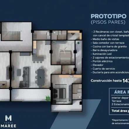 Buy this 3 bed apartment on Boulevard Riviera Veracruzana in Residencial Puerto Condesa, 95264 Mandinga y Matoza