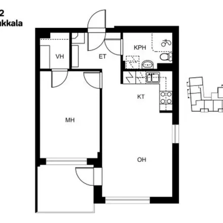 Rent this 2 bed apartment on Gunnarintie in 01800 Klaukkala, Finland