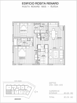 Image 4 - Edificio Rosita Renard, Rosita Renard 1855, 779 0108 Ñuñoa, Chile - Apartment for rent