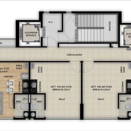 Buy this 1 bed apartment on Rua Amália Bernardino de Sousa 162 in Boa Viagem, Recife - PE