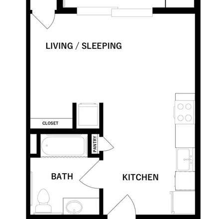 Image 1 - Capitol Hill Senior Living, 76 500 East, Salt Lake City, UT 84111, USA - Apartment for rent