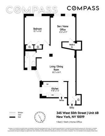 Image 7 - 345 West 55th Street, New York, NY 10019, USA - Apartment for sale