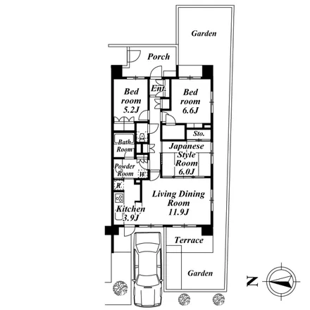 Image 2 - プレミアグランデ馬込, Kannana dori, Naka-Magome 2-chome, Ota, 143-0021, Japan - Apartment for rent