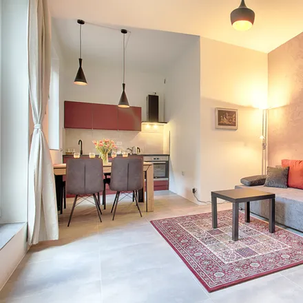 Rent this 1 bed apartment on Tadeusza Kościuszki 19 in 30-204 Krakow, Poland