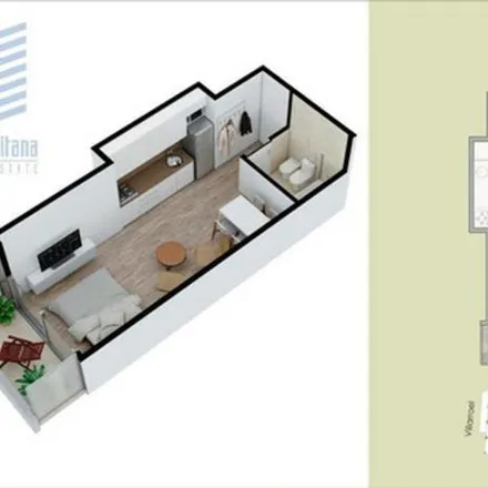 Buy this studio apartment on Villarroel 1298 in Villa Crespo, C1414 AJM Buenos Aires