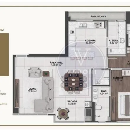 Buy this 4 bed apartment on Rua 2414 in Centro, Balneário Camboriú - SC