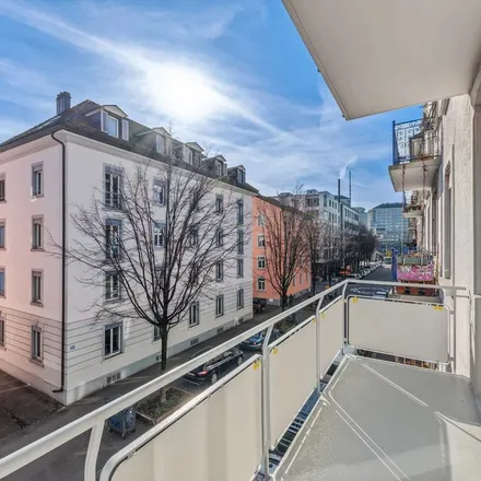 Rent this 4 bed apartment on Konradstrasse 71 in 8005 Zurich, Switzerland