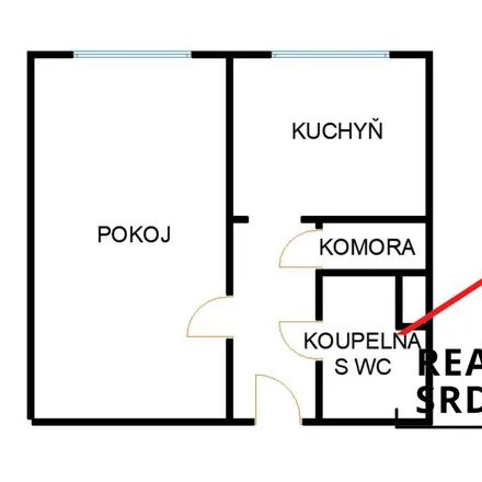 Rent this 1 bed apartment on Jurkovičova 1532/30 in 735 06 Karviná, Czechia