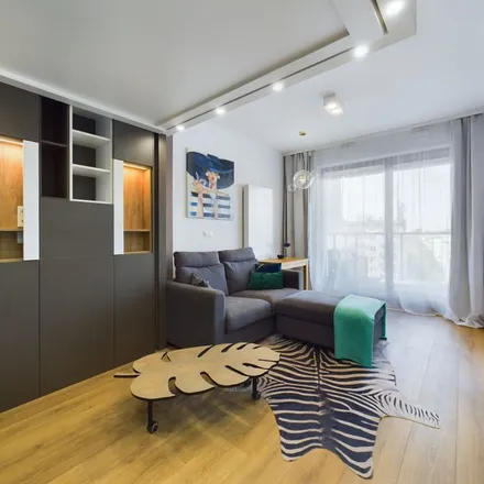 Rent this 1 bed apartment on Puławska 77 in 02-595 Warsaw, Poland