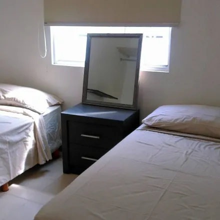 Rent this 3 bed apartment on Toks Playa del Carmen in Chemuyil 52 Mza 1Lt.1 Local A-10, Nueva Creación