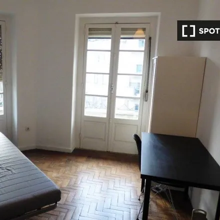 Rent this 7 bed room on Rua José Estevão 46 in 1150-200 Lisbon, Portugal