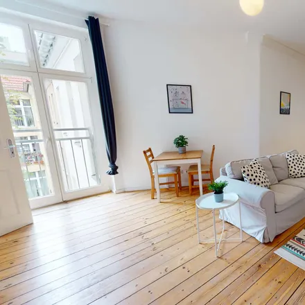 Rent this studio apartment on Straßmannstraße 8 in 10249 Berlin, Germany