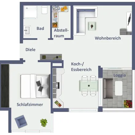 Rent this 2 bed apartment on Pecher Straße in 53177 Bonn, Germany