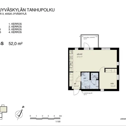 Image 7 - Tanhukaari 3, 40100 Jyväskylä, Finland - Apartment for rent