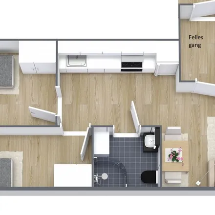 Rent this 3 bed apartment on Urtegata 24C in 0187 Oslo, Norway